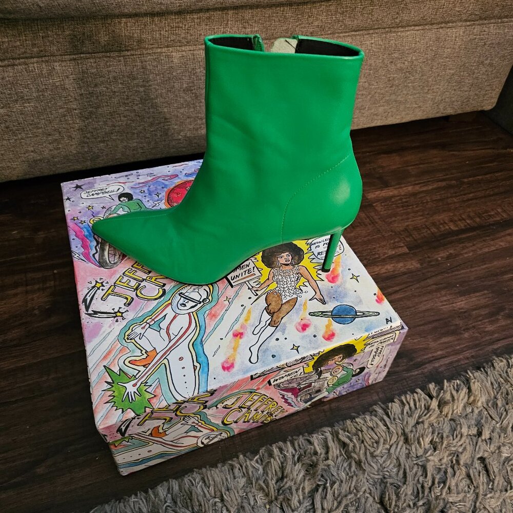 Jeffrey Campbell Nixie Bootie (Green)